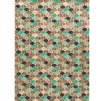 PAPERTREE 50*70 MITSUKO Noir-Vert-Or