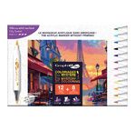 GRAPH'IT GO Kit Coloriage Mystère - CITY SUNSET