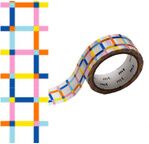 MT quadrillé multicolore