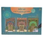 ENJOY ART Coloriage adulte Atelier mandala - Portes de temple