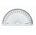 Rapporteur 1/2 cercle - grades Ø 13 cm