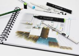 Carnets double face pour marqueurs