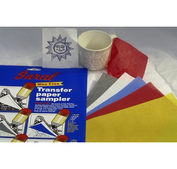 Papier transfert A4 pochette de 5 feuilles assorties