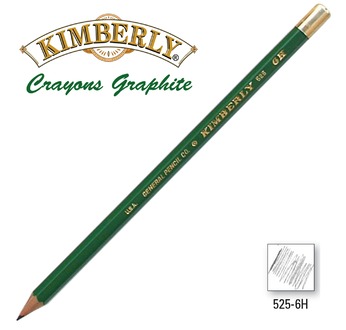 Crayon Graphite Kimberly 6H - embout métal