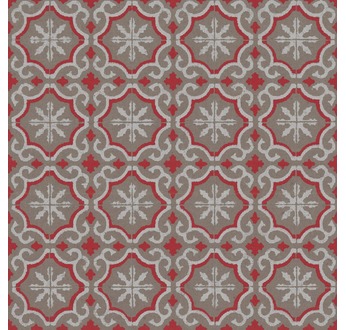 PAPERTREE 50*70 100g ALCAZAR Gris/Rouge