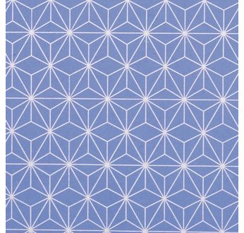 PAPERTREE 50*70 110g ASANOHA Azur/Argent