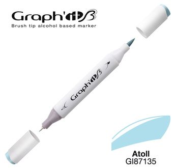 GRAPH'IT MARQUEUR BRUSH 120 couleurs - GRAPH'IT Marqueur Brush 7135 - Atoll