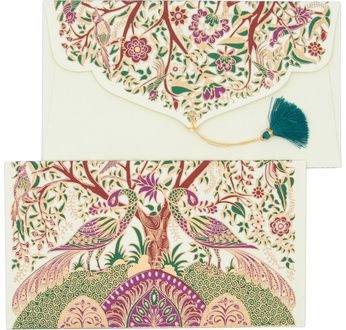 PAPERTREE EDEN Enveloppe cadeau 19x10cm Ivoire