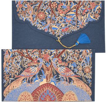 PAPERTREE EDEN Enveloppe cadeau 19x10cm Bleu