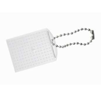 PIXEL Lot de 4 bases & 4 chaînes porte-clés