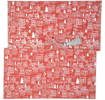 PAPERTREE Enveloppe kdo  MERRY 19*10 Rouge