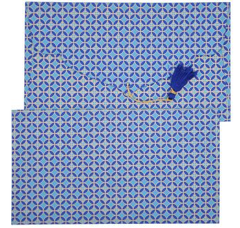 PAPERTREE SHIYOGAMI Enveloppe kdo19*10 Bleu