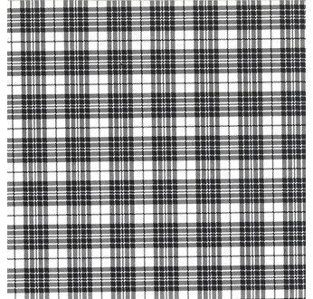 PAPERTREE 50*70 100g TARTAN Blanc/Noir