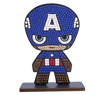 CRYSTAL ART Figurine à diamanter Captain America