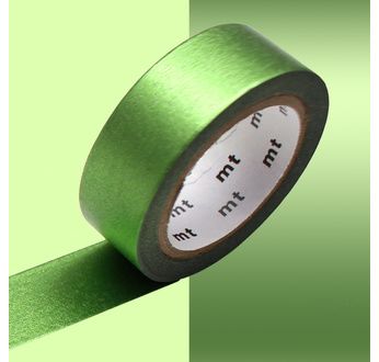 MT 1P Uni métallisé vert clair / yellow green