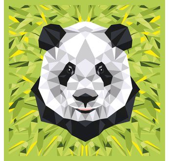 ENJOY ART - Peinture par numéros 30x30cm Panda