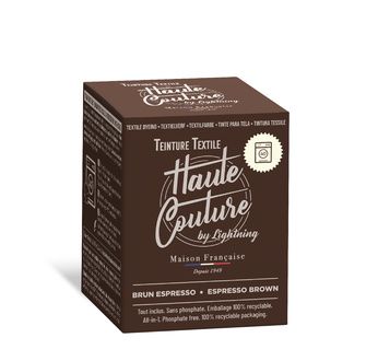 HAUTE COUTURE Teinture textile 350g BRUN ESPRESSO