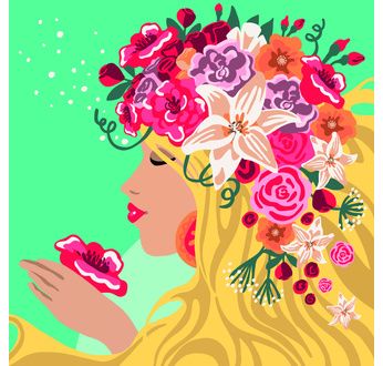 ENJOY ART - Peinture par numéros 30x30cm Sylvia