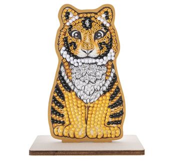 CRYSTAL ART Figurine à diamanter Tigresse Luna