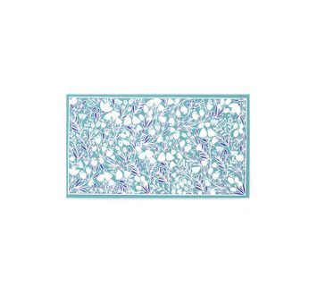 PAPERTREE FLORA Enveloppe Cadeau 19x10cm Turquoise