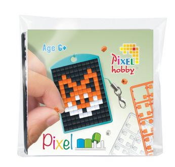 PIXEL Kit créatif porte-clé 4x3cm - Renard