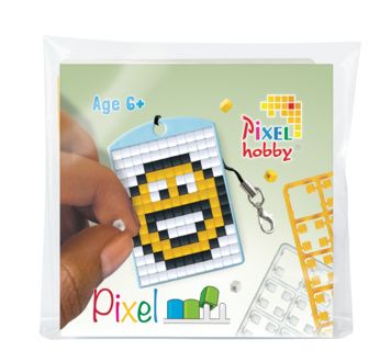 PIXEL Kit créatif porte-clé 4x3cm - Emoji