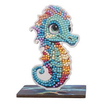 CRYSTAL ART figurine à diamanter Ocean hippocampe