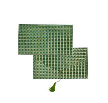 PAPERTREE SHIYOGAMI Enveloppe Cadeau 19x10cm Vert