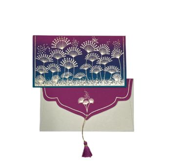 PAPERTREE WINDY Enveloppe Cadeau 19X10cm Dégradé Bleu/Rose