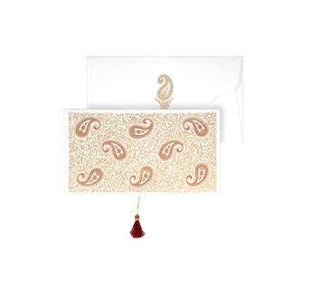 PAPERTREE NIRVANA Enveloppe Cadeau 19x10 cm Ivoire