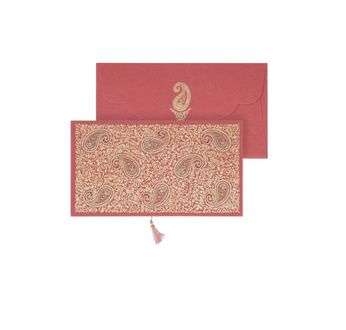 PAPERTREE NIRVANA Enveloppe Cadeau 19x10 cm Bordeaux
