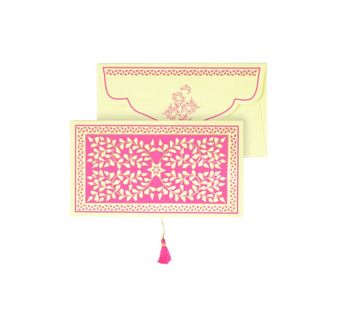 PAPERTREE LILY Enveloppe Cadeau 19X10 cm Anis