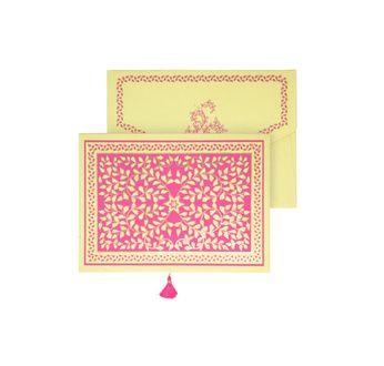 PAPERTREE LILY Enveloppe Cadeau 17 X 23 cm (A5) - Anis