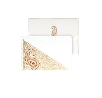 PAPERTREE NIRVANA Mini Env. Message +carte 8,5 x 6 cm Ivoire