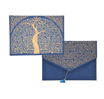 PAPERTREE GAIA Enveloppe kdo A5 Marine