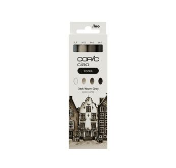 COPIC Ciao Set de 4 SHADE Dark Warm Grey
