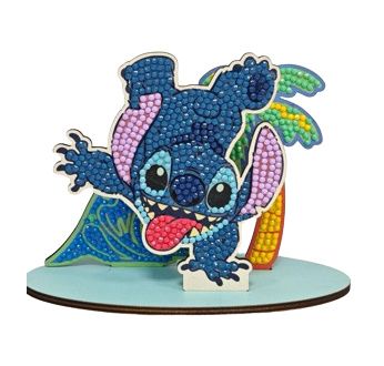 CRYSTAL ART Scène 3D Disney - Stitch Surf