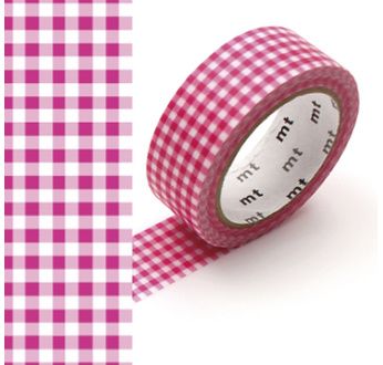 MT Mini Vichy rose 1,5cmx7m