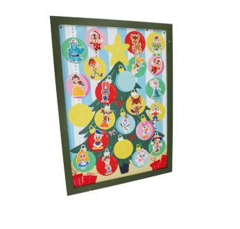 CRYSTAL ART Calendrier de l'avent Disney 24 magnets