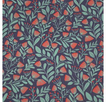 PAPERTREE PAPIER 50*70 FLORA Marine Aqua Corail