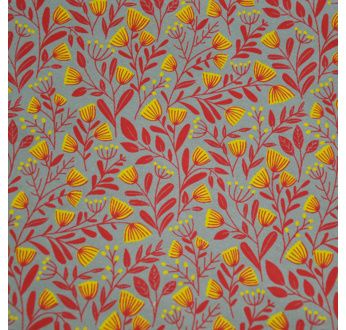 PAPERTREE PAPIER 50*70 FLORA Beige doré Corail Tournesol