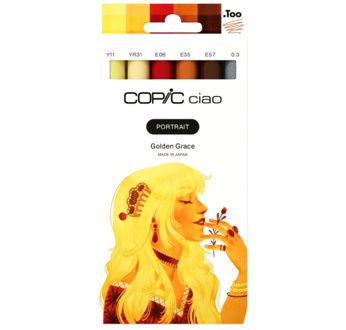 COPIC Ciao Set de 6 Portrait GOLDEN GRACE