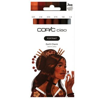 COPIC Ciao Set de 6 Portrait EARTH CHARM