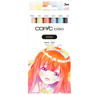 COPIC Ciao Set de 6 Manga HANA
