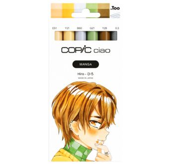 COPIC Ciao Set de 6 Manga HIRO