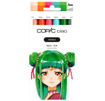 COPIC Ciao Set de 6 Manga NAMI