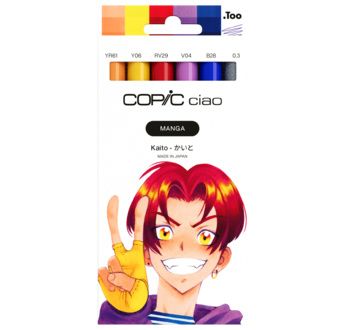 COPIC Ciao Set de 6 Manga KAITO