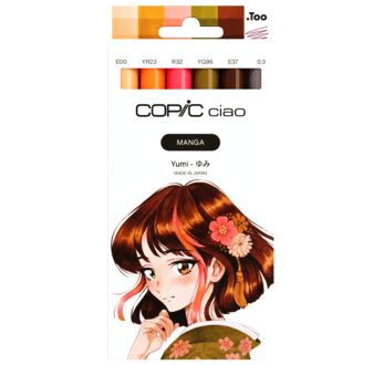 COPIC Ciao Set de 6 Manga YUMI