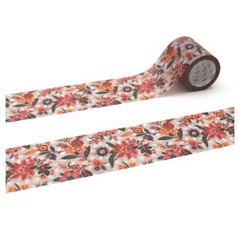 MT Toile de Jouy - Fleurs et Oiseaux 5cm x7m