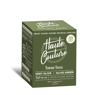 HAUTE COUTURE Teinture textile 350g VERT OLIVE